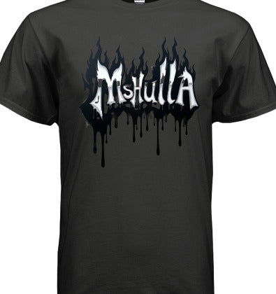 Mshulla flame black tee