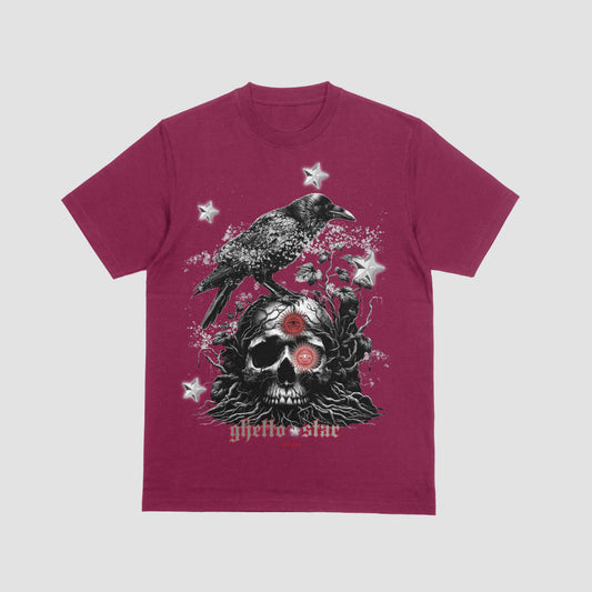 Ghettostar skull tee shirt