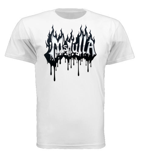 Mshulla flame white tee