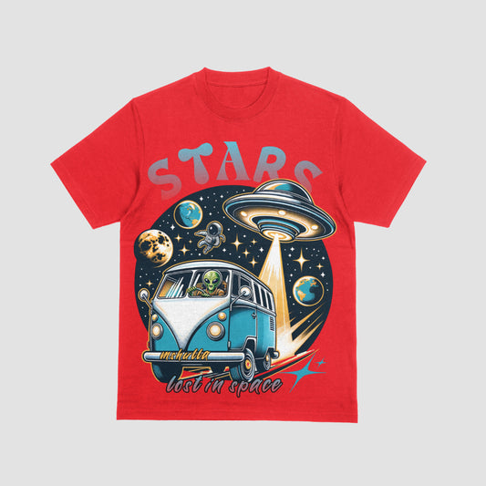 Mshulla Lost in space red tee